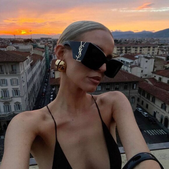 FINAL PRICE NEW SAINT LAURENT SLM119 BLAZE 003 SUNGLASSES - Picture 3 of 10